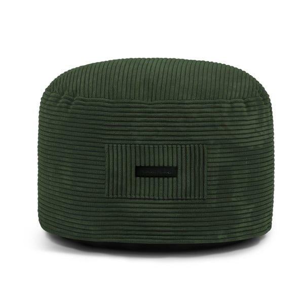 Zöld kordbársony puff Om 60 – SLOWDOWN