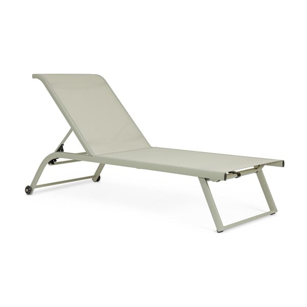 Szürkésbarna fém kerti napozóágy Taylor – Bizzotto