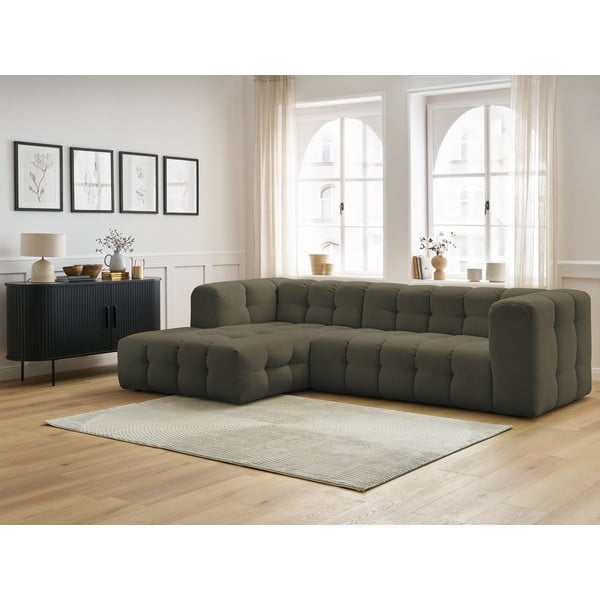 Zöld sarokkanapé Cloud – Bobochic Paris-image-1