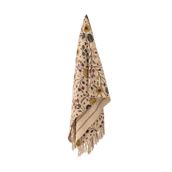 Barna újrahasznosított pamut takaró 130x160 cm Eydis – Bloomingville