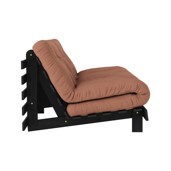 Téglavörös kinyitható kanapé 160 cm Roots Black Night – Karup Design-image-4