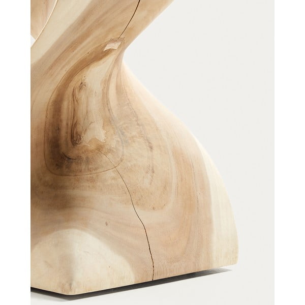 Munggur fa tárolóasztal 30x30 cm Hakon – Kave Home-image-2