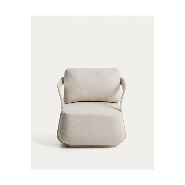 Krémszínű párnázott kerti fotel Tamaris – Kave Home-image-2