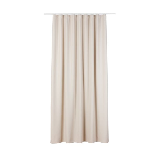 Krémszínű függöny akasztókhoz 140x260 cm – Mendola Fabrics-image-2