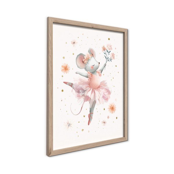 Gyerek kép 30x40 cm Mouse Ballerina – Styler-image-4