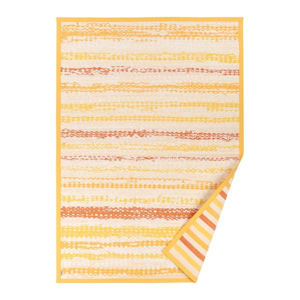Saara sárga, mintás kétoldalú szőnyeg, 70 x 140 cm - Narma