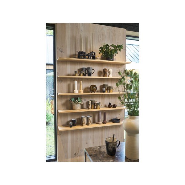 Fekete agyagkerámia bögre 350 ml Hela – Villa Collection-image-1