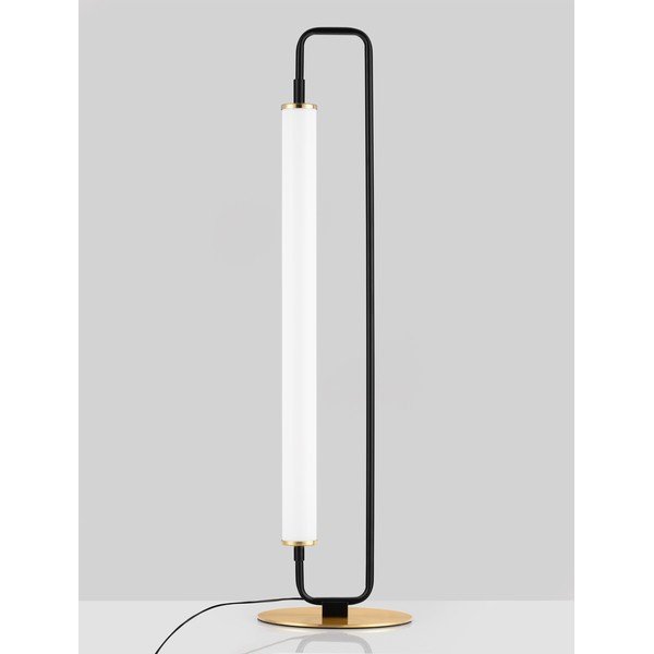 Fehér-matt fekete fém LED asztali lámpa (magasság 68 cm) Wetro – Nova Luce-image-3
