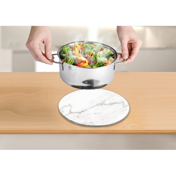 Marble üveg edényalátét, ø 20 cm - Wenko-image-3