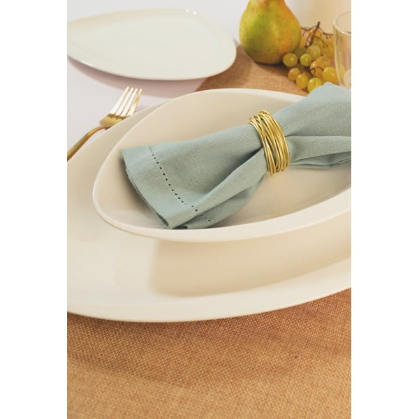 Fehér porcelán desszertes  tányér készlet 6 db-os Carrara – Villa Altachiara-image-2