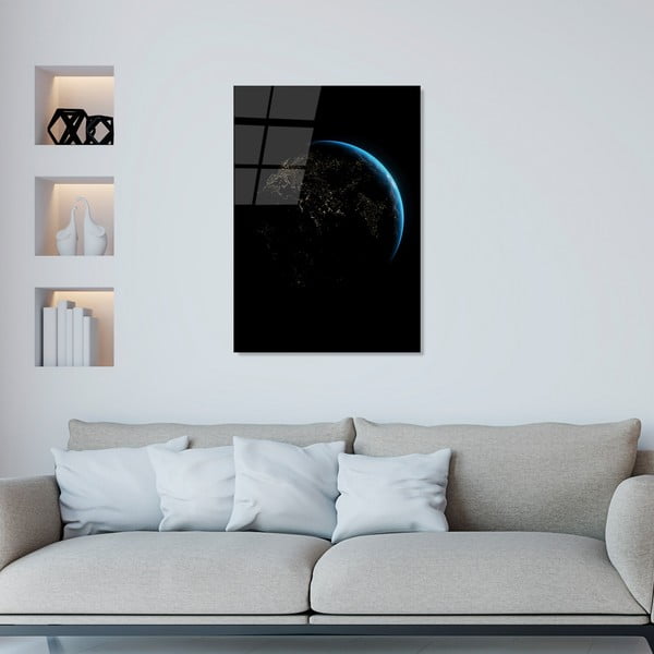 Üveg kép 70x100 cm Earth – Wallity-image-3