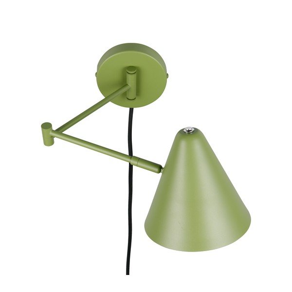 Zöld konnektorhoz csatlakoztatható fali lámpa hajlítható szerkezettel ø 15 cm Cosima – Trio-image-4