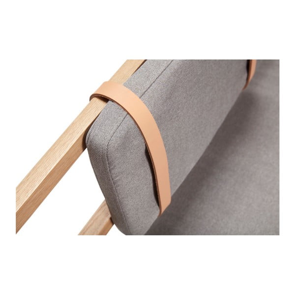 Oak Bench ülőpad párnával - Hübsch-image-1