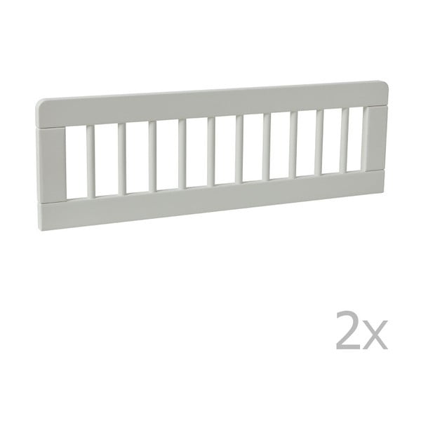 Basic 2 db fehér leesésgátló gyerekágyhoz, 200 x 90 cm - Pinio-image-1