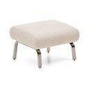 Bézs zsenília lábtartó Amsen – Kave Home