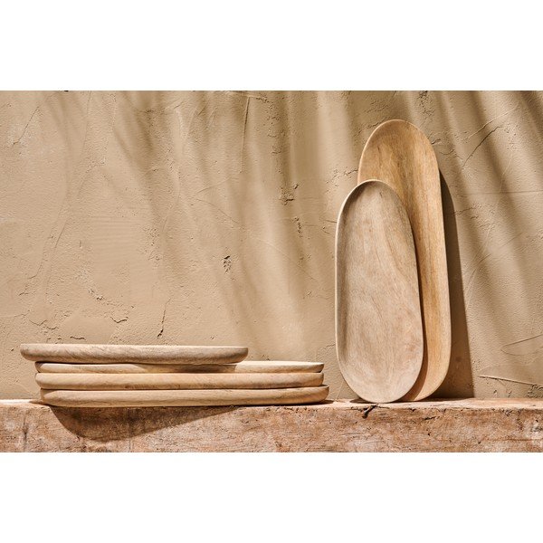 Ajuru mangófa tálaló tálca, 35 x 14 cm - Nkuku-image-2