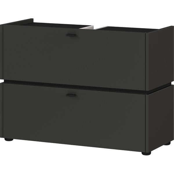 Antracitszürke mosdó alatti szekrény 80x59 cm Modesto – Germania-image-2