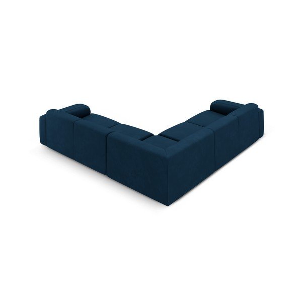 Sötétkék sarokkanapé (variálható-L alakú) Molino – Micadoni Home-image-2