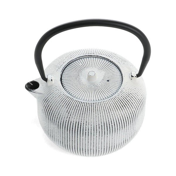 Fekete-fehér öntöttvas teáskanna 700 ml Sencha – S|P Collection-image-3