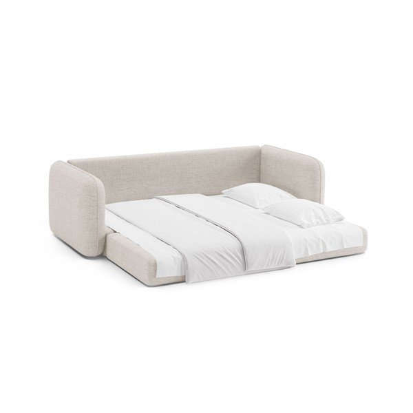 Krémszínű kinyitható kanapé 225 cm – Micadoni -image-4