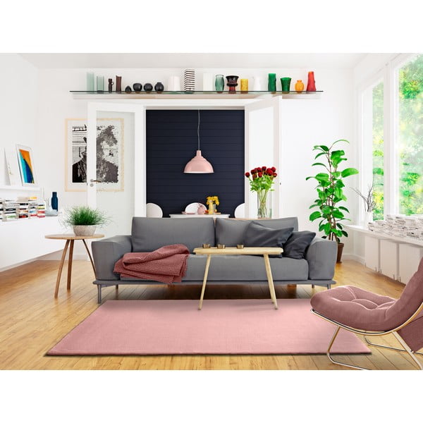 Berna Liso rózsaszín szőnyeg, 60 x 110 cm - Universal-image-1