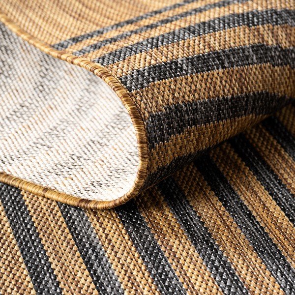 Fekete-barna kültéri-beltéri szőnyeg 200x290 cm Mira 1453 – Ayyildiz Carpets-image-3