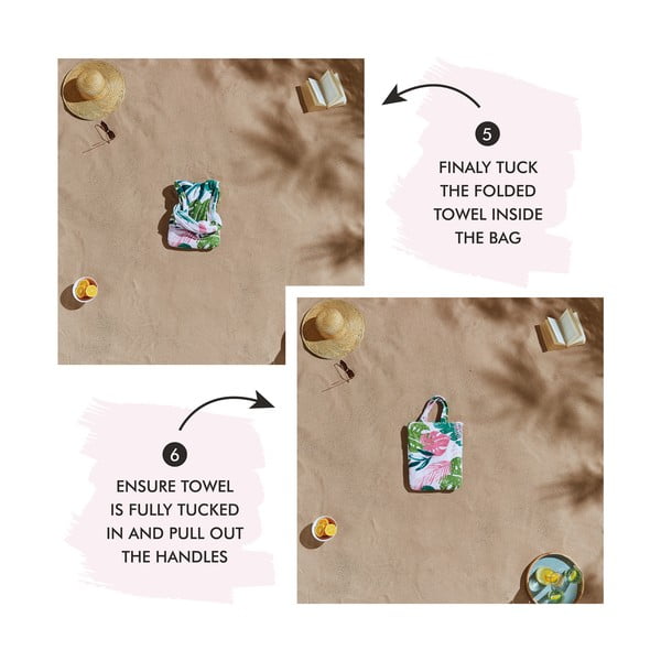 Strandtörölköző 150x75 cm Tropical Palm – Catherine Lansfield-image-4