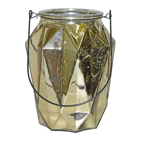 Glam aranyszínű üveg mécsestartó, ⌀ 16,5 cm - Ewax