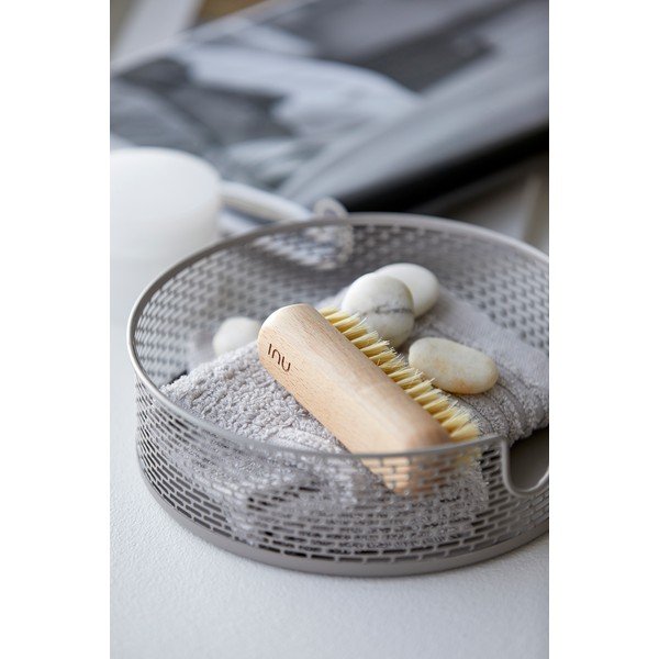 Inu szürke fém tárolókosár, ø 20 cm - Zone-image-2