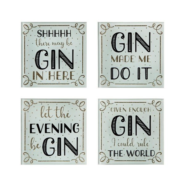 Gin 4 részes poháralátét szett - Sass & Belle-image-1