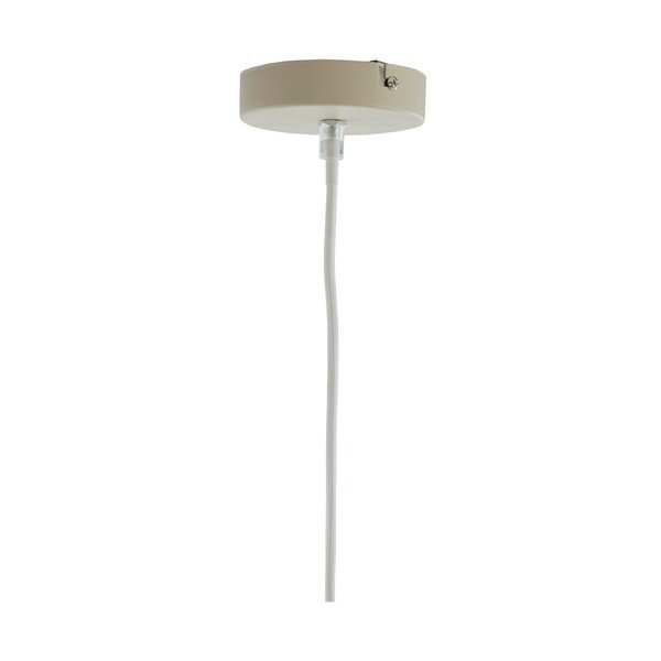 Krémszínű függőlámpa textil búrával ø 10 cm Sukau – Light & Living-image-3