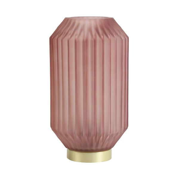 Rózsaszín asztali lámpa (magasság 27 cm) Ivot – Light & Living