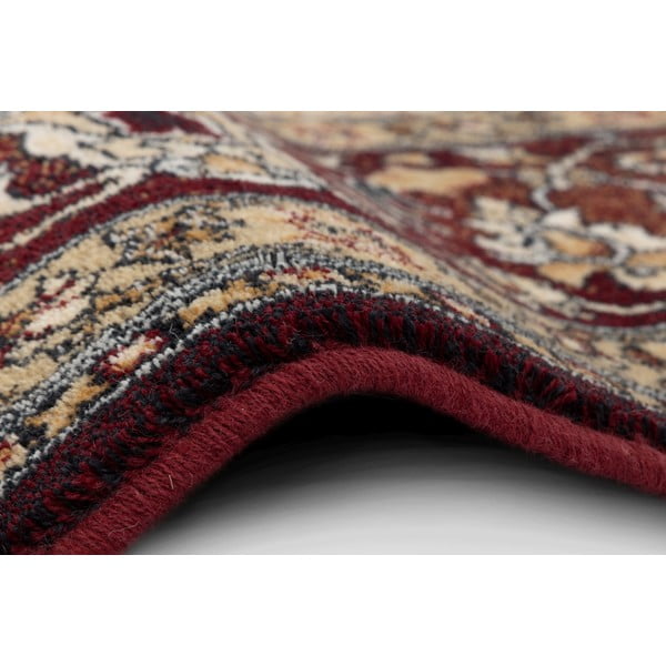 Piros gyapjú szőnyeg 133x180 cm Audrey – Agnella-image-2