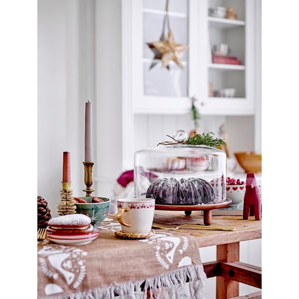 Krémszínű agyagkerámia tálka szett karácsonyi mintával, 2 db-os, 500 ml Jolly – Bloomingville-image-2