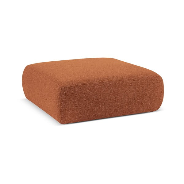 Barna buklé puff Molino – Micadoni Home-image-1