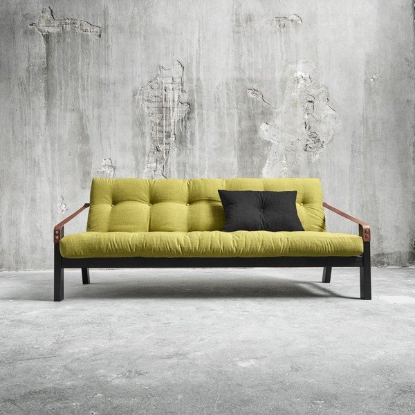 Poetry Black/Avocado Green/Dark Grey kihúzható kanapé - Karup-image-2