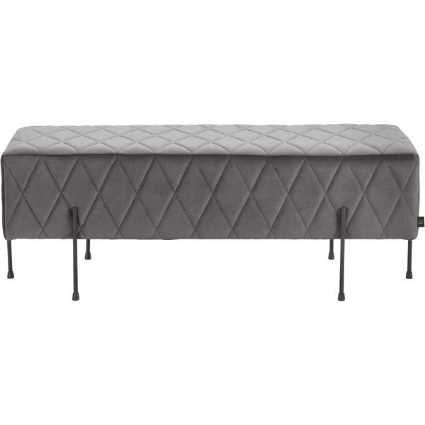 Szürke bársony pad Toni - Støraa-image-1