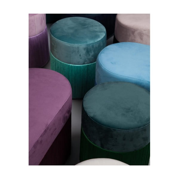 Lila puff bársony kárpittal - Velvet Atelier-image-4