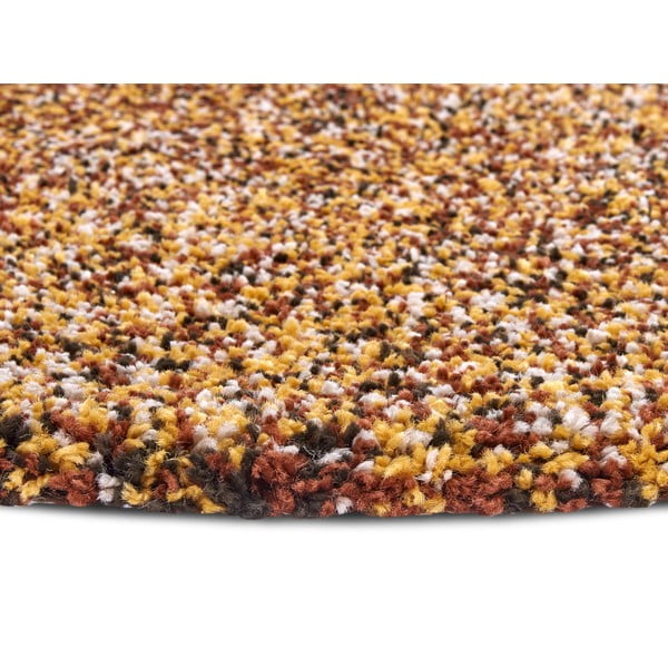 Bronzszínű kerek szőnyeg ø 160 cm Shag – Hanse Home-image-3