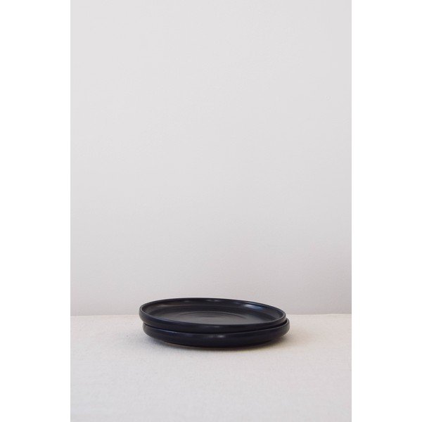 Luna fekete agyagkerámia kistányér ø 20 cm - ÅOOMI-image-1