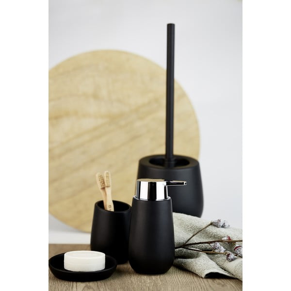 Badi fekete, kerámia szappanadagoló - Wenko-image-1