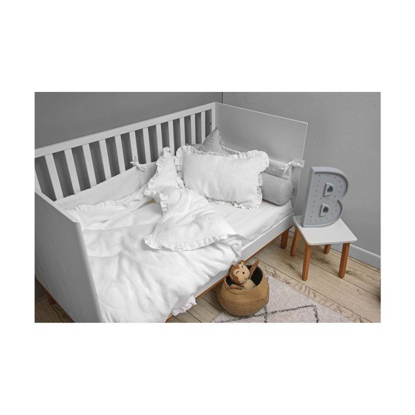 Snow White fehér len gyereklepedő, 90 x 200 cm - BELLAMY-image-1