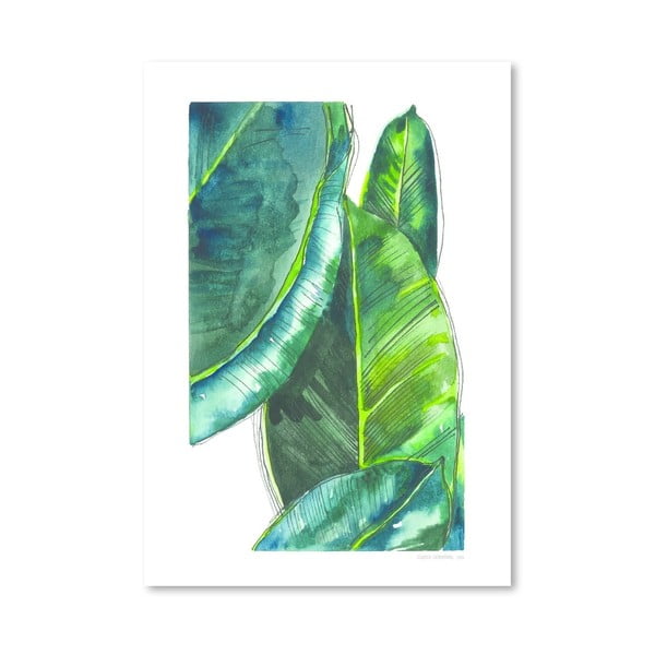 Banana Leaves by Claudia Libenberg 30 x 42 cm-es plakát