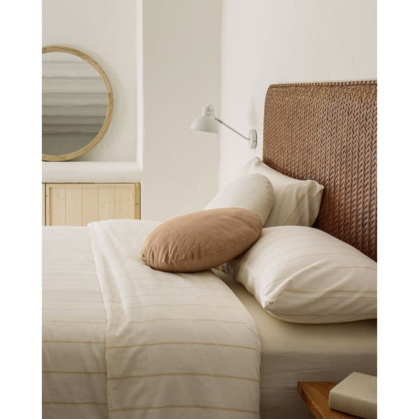 Barna bőr ágytámla 163x60 cm Natesa – Kave Home-image-2