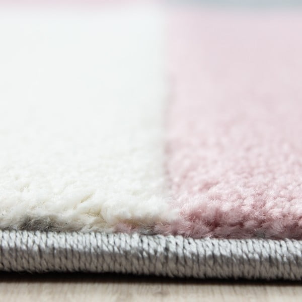 Rózsaszín-szürke futószőnyeg 80x300 cm Hawaii – Ayyildiz Carpets-image-1