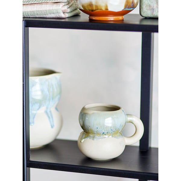 Kék-krémszínű kőedény bögre szett 4 db-os 400 ml Luna – Bloomingville-image-2