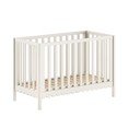 Bézs borovi fenyő babaágy állítható magassággal 60x120 cm Swingo – Vipack