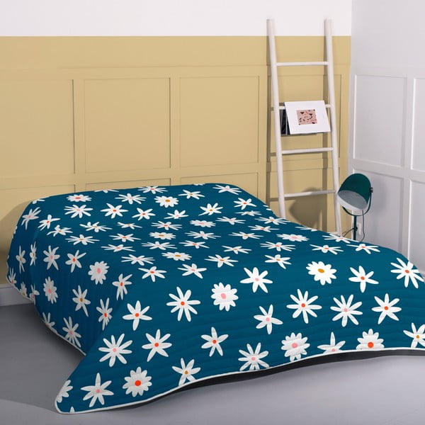 Kék steppelt ágytakaró 270x260 cm Margaret – Aware