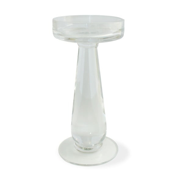 Üveg gyertyatartó, magasság 19 cm - Moycor