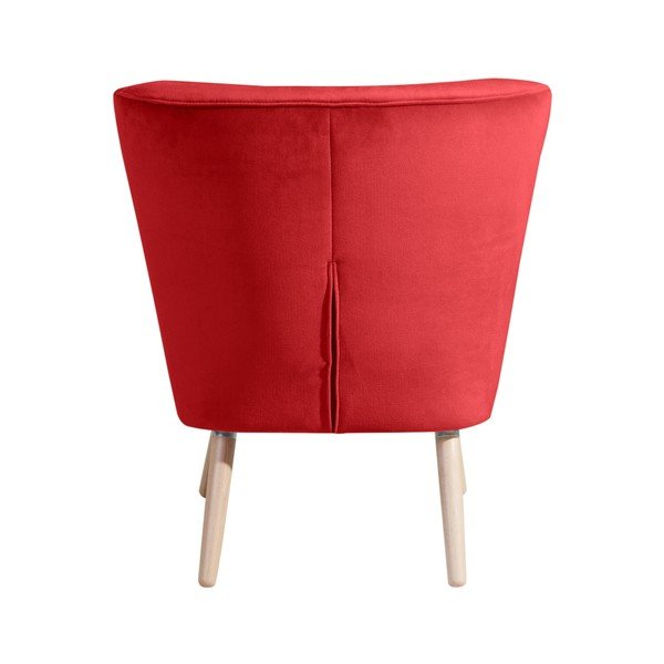 Neele Velvet piros fotel - Max Winzer-image-4